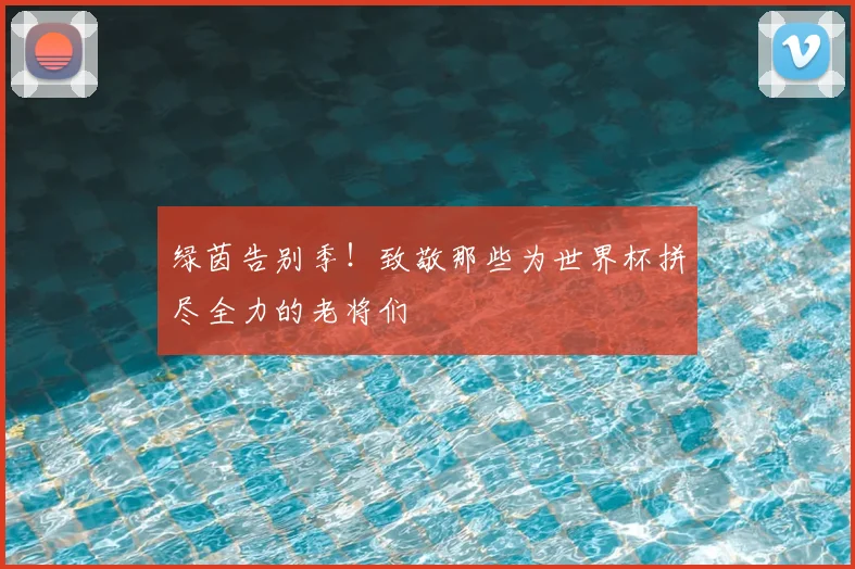 绿茵告别季!致敬那些为世界杯拼尽全力的老将们